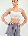 RAE MODE VISCOSE MODAL TULIP SHORT