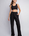 Rae Mode French Terry Straight Leg Pants