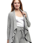 La Cera Comfort Collection Cascade Cardigan